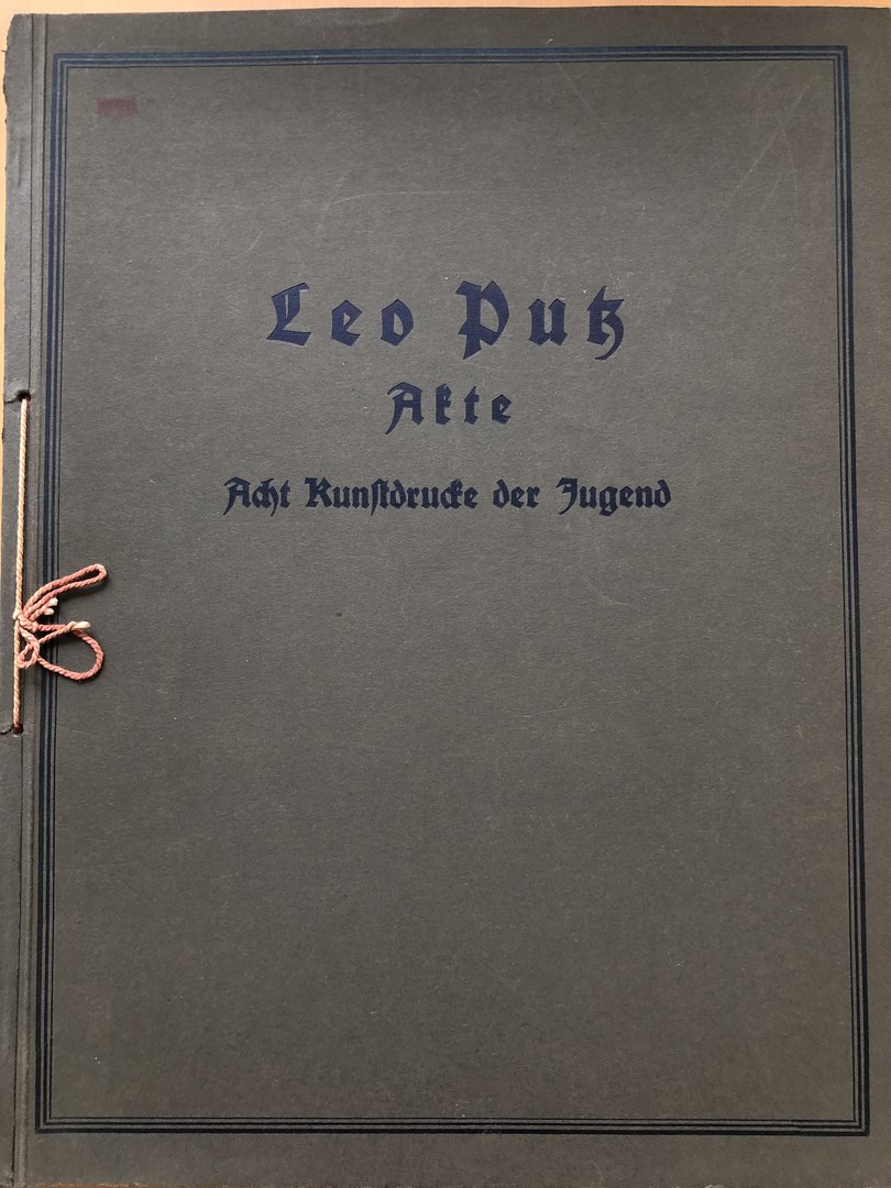 Cover von Leo Putz Akte - Acht Kunstdrucke der Jugend